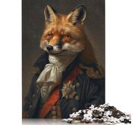 Napoleon Red Fox Portrait Puzzle 1000 Pièces Educa Jouet en Bois Divertissement Créatif De l'art De La Décoration Jeu Éducatif Challenge Toy Adultes & Enfants des 14 Ans 1000pcs (75x50cm)