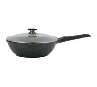 Napoléon - Wok - sauteuse - 28 cm avec manche amovible + couvercle en verre - sans PFOA