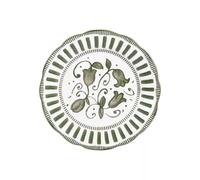 NAPOLI Assiette à dessert en Porcelaine D21 Verte TABLE PASSION