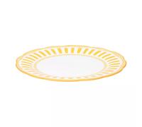 NAPOLI Assiette plate en Porcelaine D27 Jaune TABLE PASSION