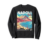 Napoli Naples Italie Rétro Voyage Art Plage Méditerranéenne Sweatshirt