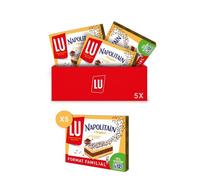 Napolitain De Lu - La Boîte Générosité - Lot de 60 Génoises Moelleuses Fourrées au Chocolat - Format Pocket - 5x360g