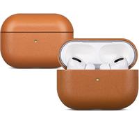 [Nappa Series] Coque AirPods Pro - Étui en Cuir pour AirPods Pro - Fabriqué à la Main avec du véritable Cuir - Housse AirPods Pro Cuir - Cover Protection AirPods Pro - Brun Case