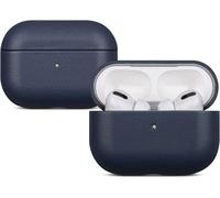 [Nappa Series] Coque AirPods Pro - Étui en Cuir pour AirPods Pro - Fabriqué à la Main avec du véritable Cuir - Housse AirPods Pro Cuir - Cover Protection AirPods Pro - Bleu Case