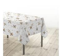 Nappe 150x300 antitache imprimé houx
