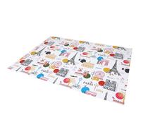 Nappe à Peindre pour Garçon et Filles 1pc Peva Motif France Attractions