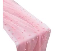 Nappe à perles - Style bohème romantique - Décoration de table - Chemin de table - Pour la maison, le centre de table, l'arche de mariage, le mur de dessert