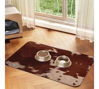 Nappe absorbante en cuir de vachette pour animaux de compagnie, idéale pour chiens, chats et autres animaux de compagnie