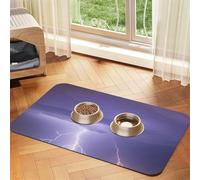 Nappe absorbante en cuir Lightning Storm pour animal domestique - Convient pour chiens ou chats