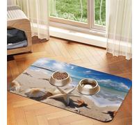 Nappe absorbante en cuir pour animaux de compagnie Motif étoiles de mer Idéal pour chiens, chats et autres animaux de compagnie