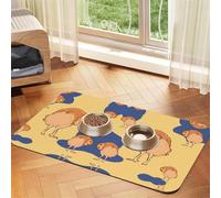 Nappe absorbante en cuir pour chien ou chat Motif chouette