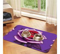 Nappe absorbante en cuir rose fuchsia pour animaux domestiques ou chats