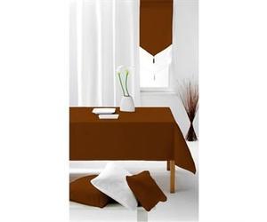 Nappe "ALIX" 140 x 240 cm chocolat