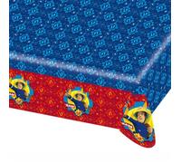 Amscan Nappe en plastique Sam le Pompier 180 x 120 cm Rouge