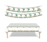 Nappe Anniversaire Jungl, Decoration Anniversaire Jungle Vaisselle Anniversaire Enfant Deco Anniversaire Jungle pour les Décorations D'anniversaire de Bébé les Fêtes D'enfants les Fêtes D'animaux