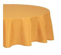 Nappe anti-tâche jaune moutarde D180cm - Atmosphera createur d'interieur