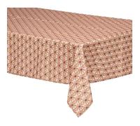 Créateur d'intérieur - Nappe Antitache à Motifs Kais 140x240cm Cannelle