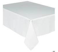 Nappe anti-tâche ""Lallie"" blanc ivoire 140x240cm - Atmosphera Créateur d'intérieur