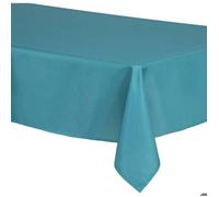 Nappe anti-tâche ""Lallie"" bleu canard 300x150cm - Atmosphera createur d'interieur