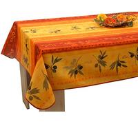 Nappe Anti-Taches Olivo Rouge - Taille : Rectangle 150x350 cm