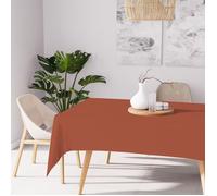 Soleil d'ocre, Alix Nappe 160x270 cm, Corail, Polyester déperlant