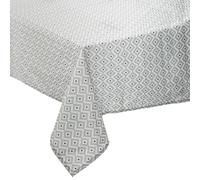 Nappe Antitache à Motifs "Etnik" 140x240cm Gris