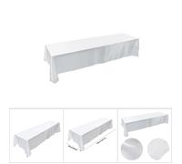 Nappe antitache - FAFEICY - Blanc - 145x320cm - Rectangulaire - Uni