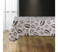 Douceur d'Intérieur Nappe antitache Alma 150 x 240 cm Polyester imprimé Noir
