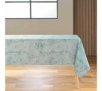 Douceur d'Intérieur Nappe rectangulaire Canarie Antitache Polyester imprimé 145x240 cm Sauge
