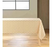 Douceur d'Intérieur Nappe rectangle Davia – 145 x 240 cm – polyester imprimé jaune