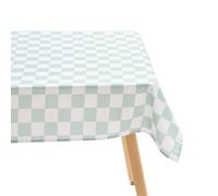 Nappe Antitache Imprimé "Della Pasta" 150x300cm Vert Céladon