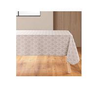 Douceur d'Intérieur Nappe rectangle Kalini 150 x 240 cm Polyester imprimé Naturel