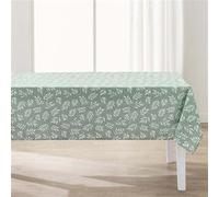 Nappe Antitache Imprimé "Milova" 145x240cm Vert Sauge