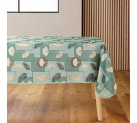 Nappe Antitache Imprimé "Natane" 145x240cm Sauge