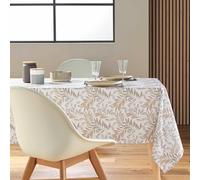 Nappe Antitache Imprimé "Nedelia" 145x240cm Naturel