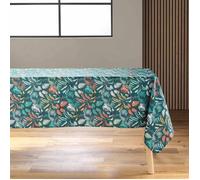 Nappe Antitache Imprimé ""Stylis"" 145x240cm Bleu
