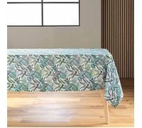 Douceur d'Intérieur Nappe rectangle Stylis Antitache 145x240 cm Polyester imprimé Vert