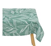 Atmosphera Créateur d'intérieur - Nappe Antitache Imprimée "Tropical" 140x240cm Vert Olive Vert