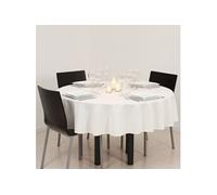 Atmosphera Nappe Antitache "Unie" Ronde 180 cm Beige