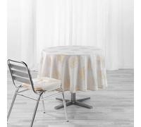 Nappe Antitache Ronde "Sunny Gold" 180cm Or