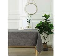 Nappe antitache unie Anthracite rectangulaire 145 x 240 cm