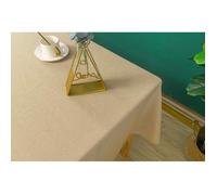 Nappe antitache unie carrée Beige 180 x 180 cm