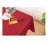 Nappe antitache unie carrée Rouge 180 x 180 cm