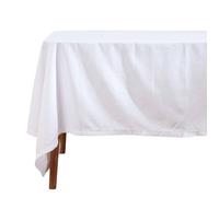 Nappe Blanc 100% coton 138 x 220 cm
