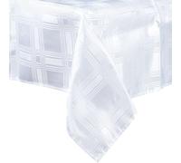 Nappe blanche anti-taches 180x130 cm