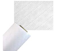 Nappe blanche en papier gaufré 25M