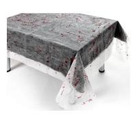 Generique - Nappe Blanche Transparente Ensanglantée Halloween