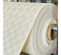 Nappe Bulgomme PVC 140 cm - Protection de Table Antidérapante et Imperméable - Découpe sur Mesure, Facile à Nettoyer (Blanc, 180x140 cm)