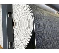 Nappe Bulgomme PVC 140 cm - Protection de Table Antidérapante et Imperméable - Découpe sur Mesure, Facile à Nettoyer (Anthracite, 280x140 cm)