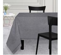 Nappe carrée 180x180 cm VENISE gris, par Soleil d'Ocre